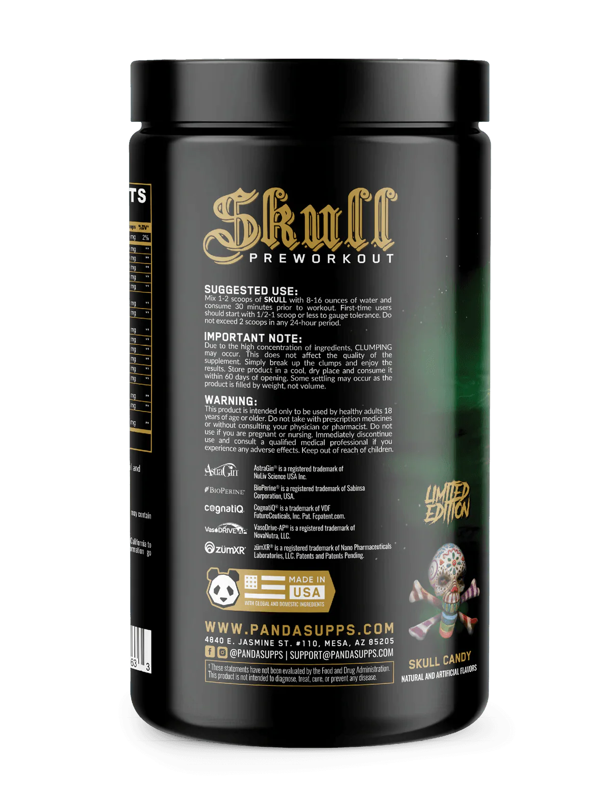 PANDA Supplements Skull Pre-Workout - Image 3