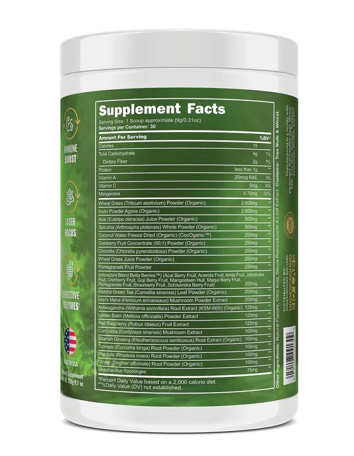 Panda Supplements Natural Superfood Greens - Image 4