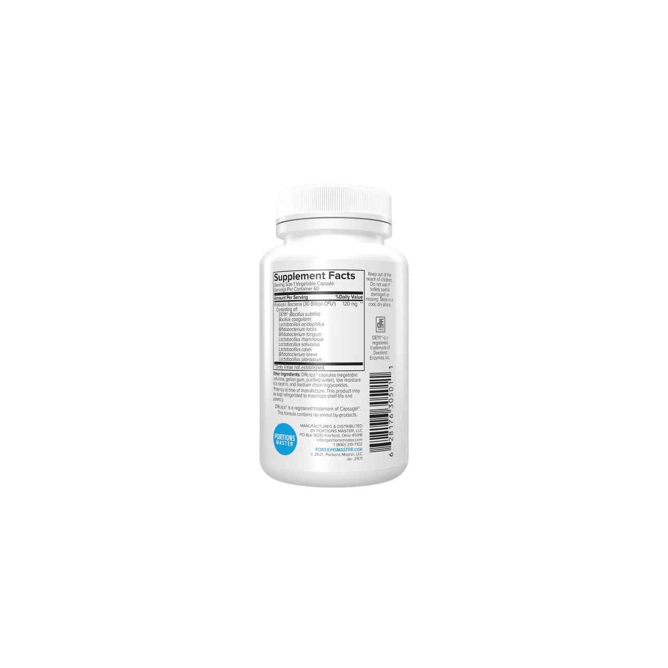 Portions Master 30 Billion Plus Probiotic - Image 3