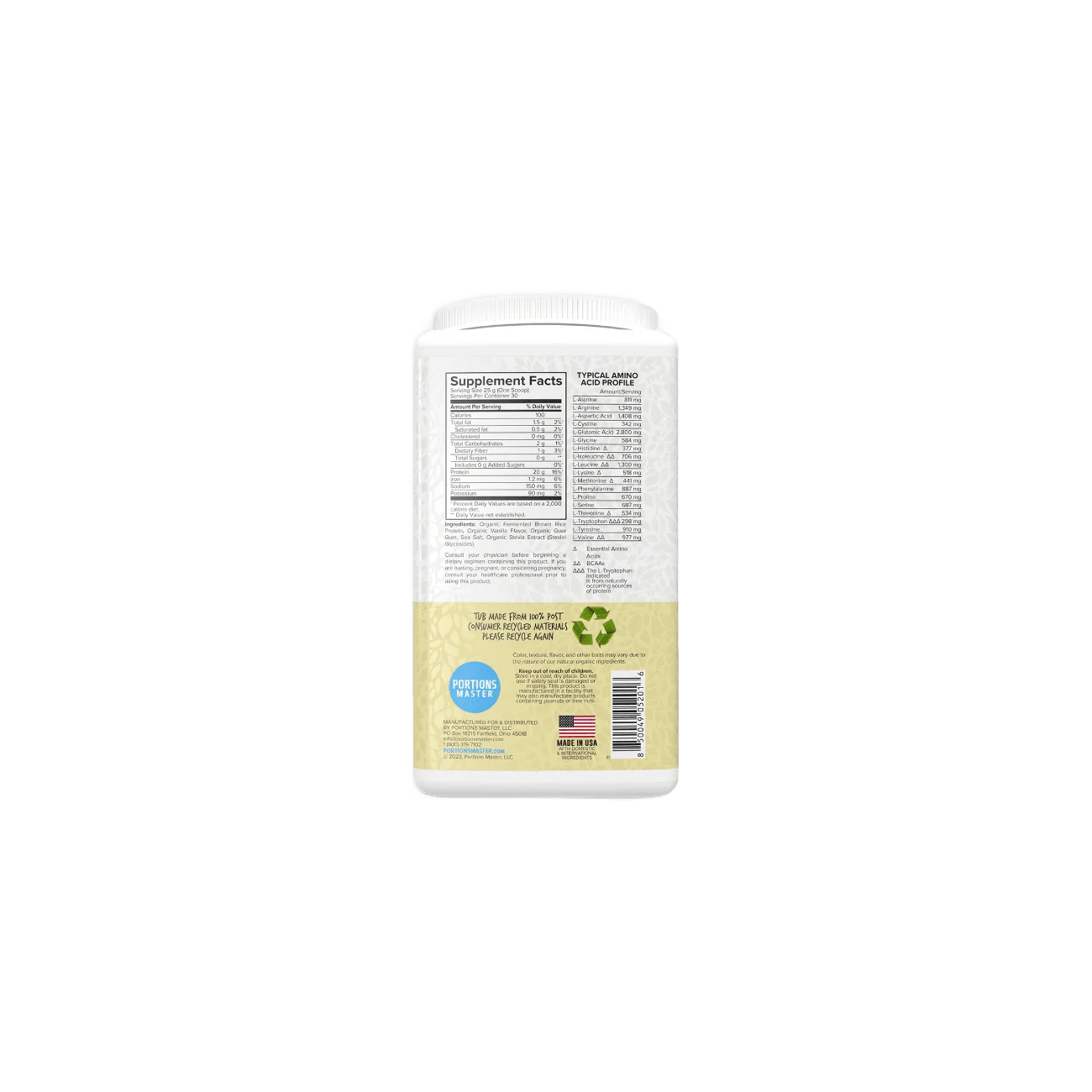 Portions Master Plant Protein - Image 10