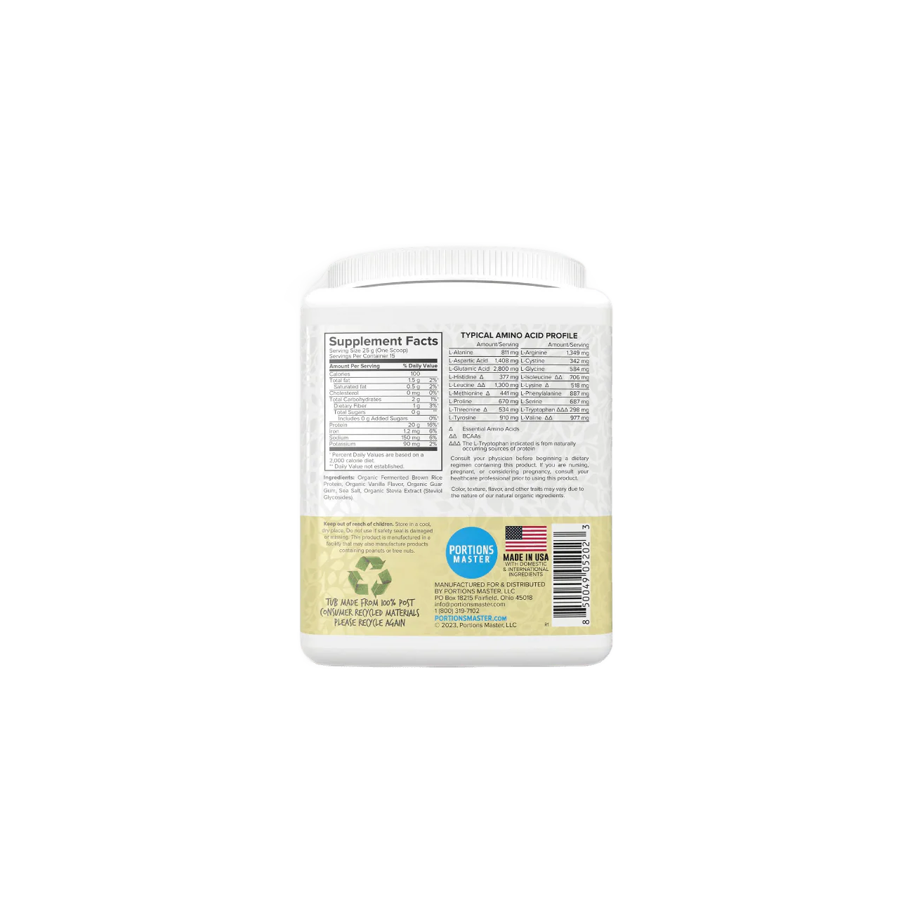 Portions Master Plant Protein - Image 12