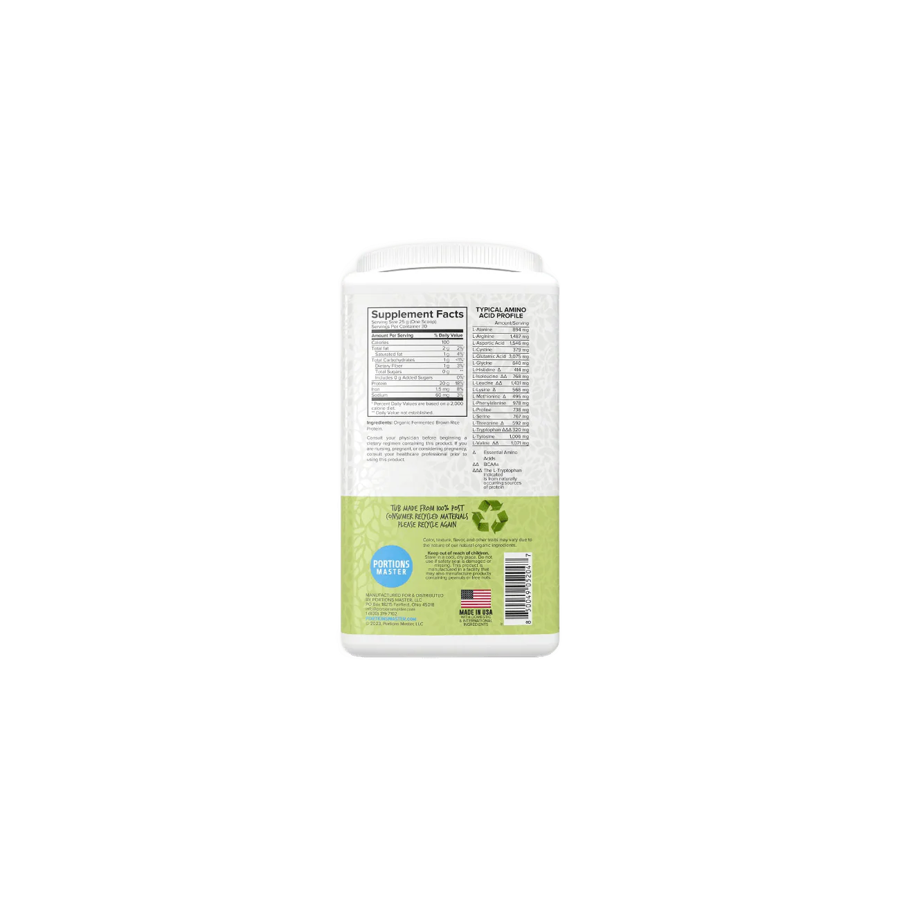 Portions Master Plant Protein - Image 7