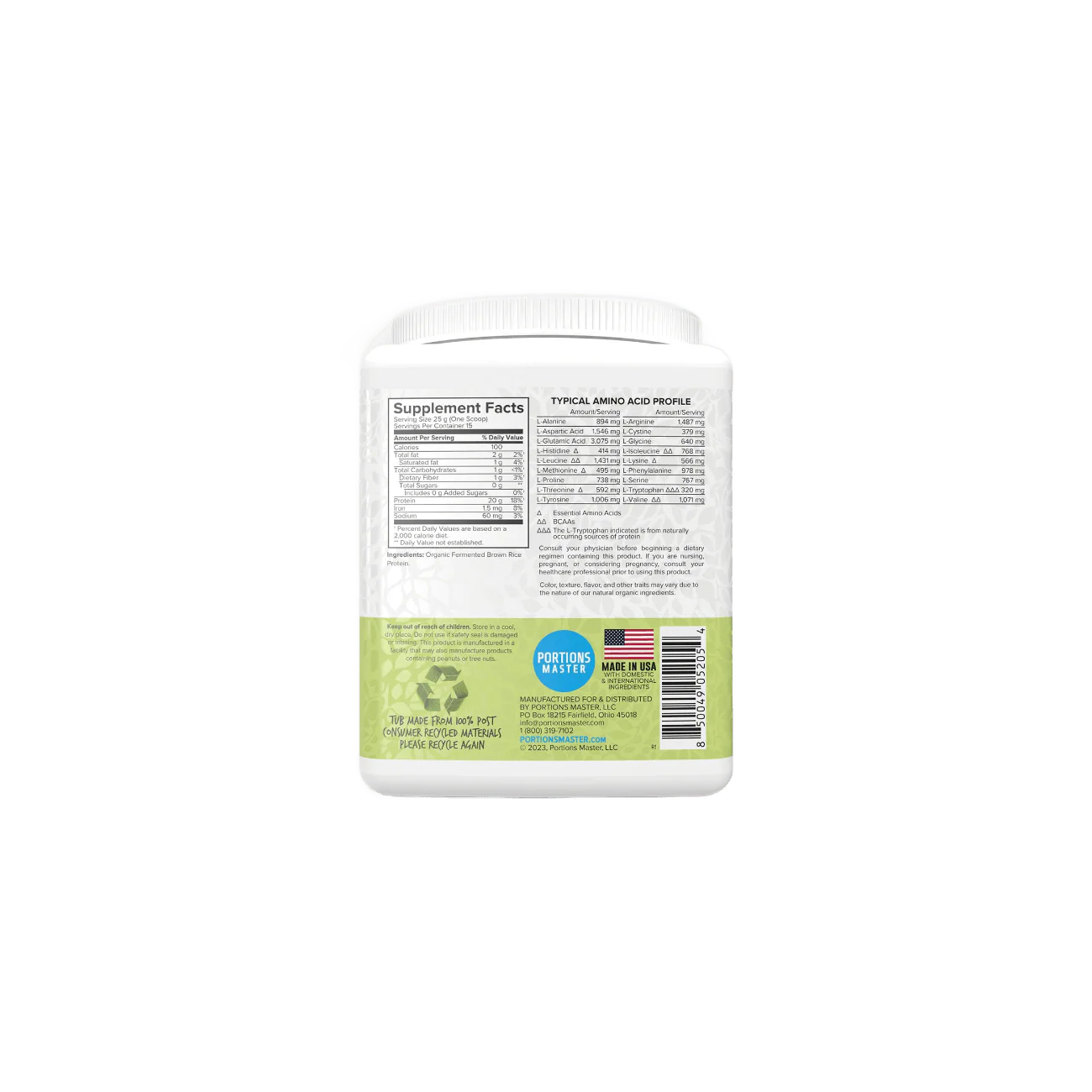 Portions Master Plant Protein - Image 8
