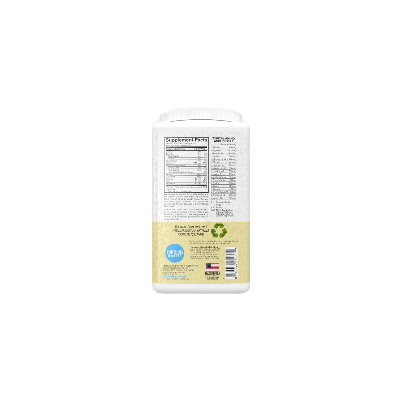Portions Master Vegan Protein Blend - Image 11