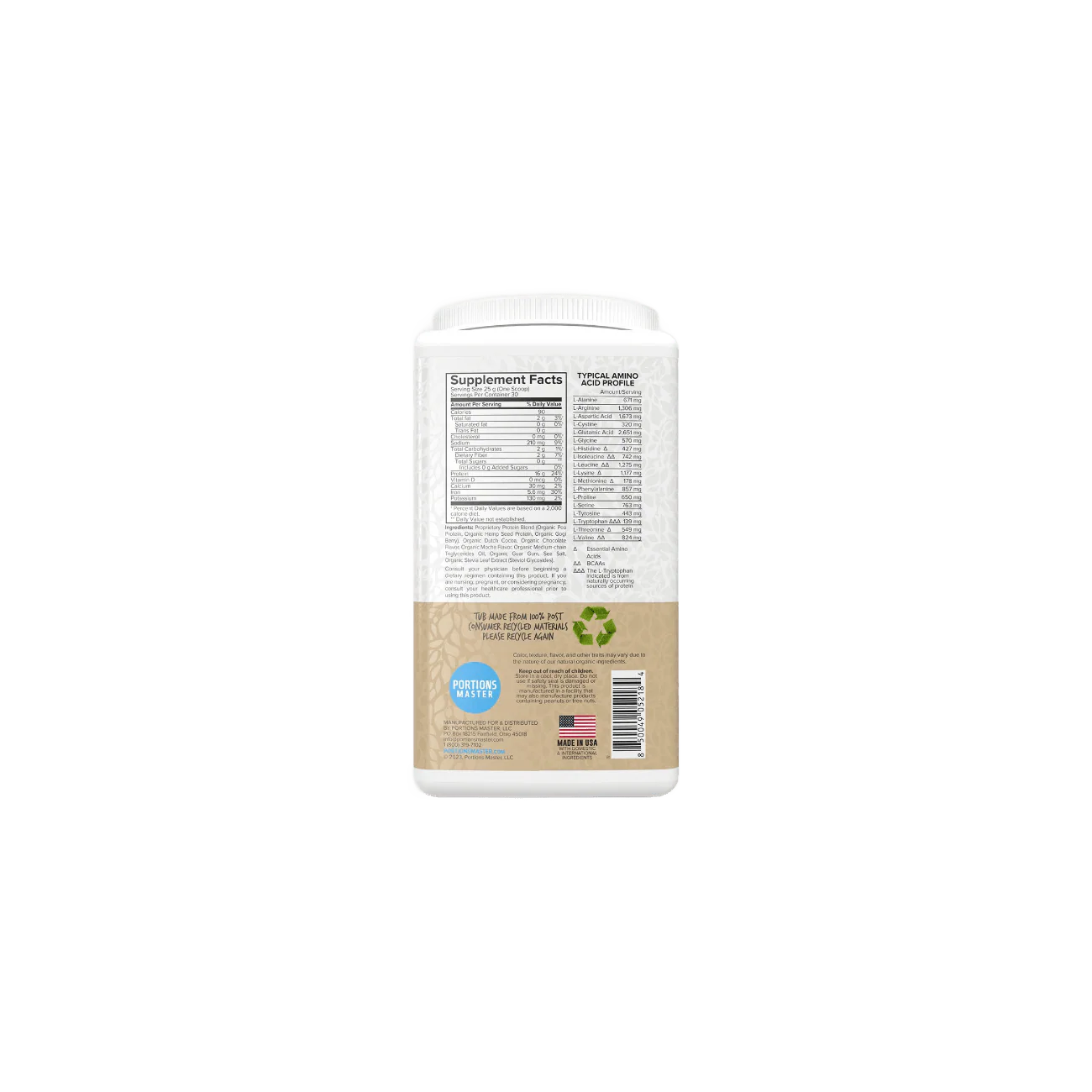 Portions Master Vegan Protein Blend - Image 12