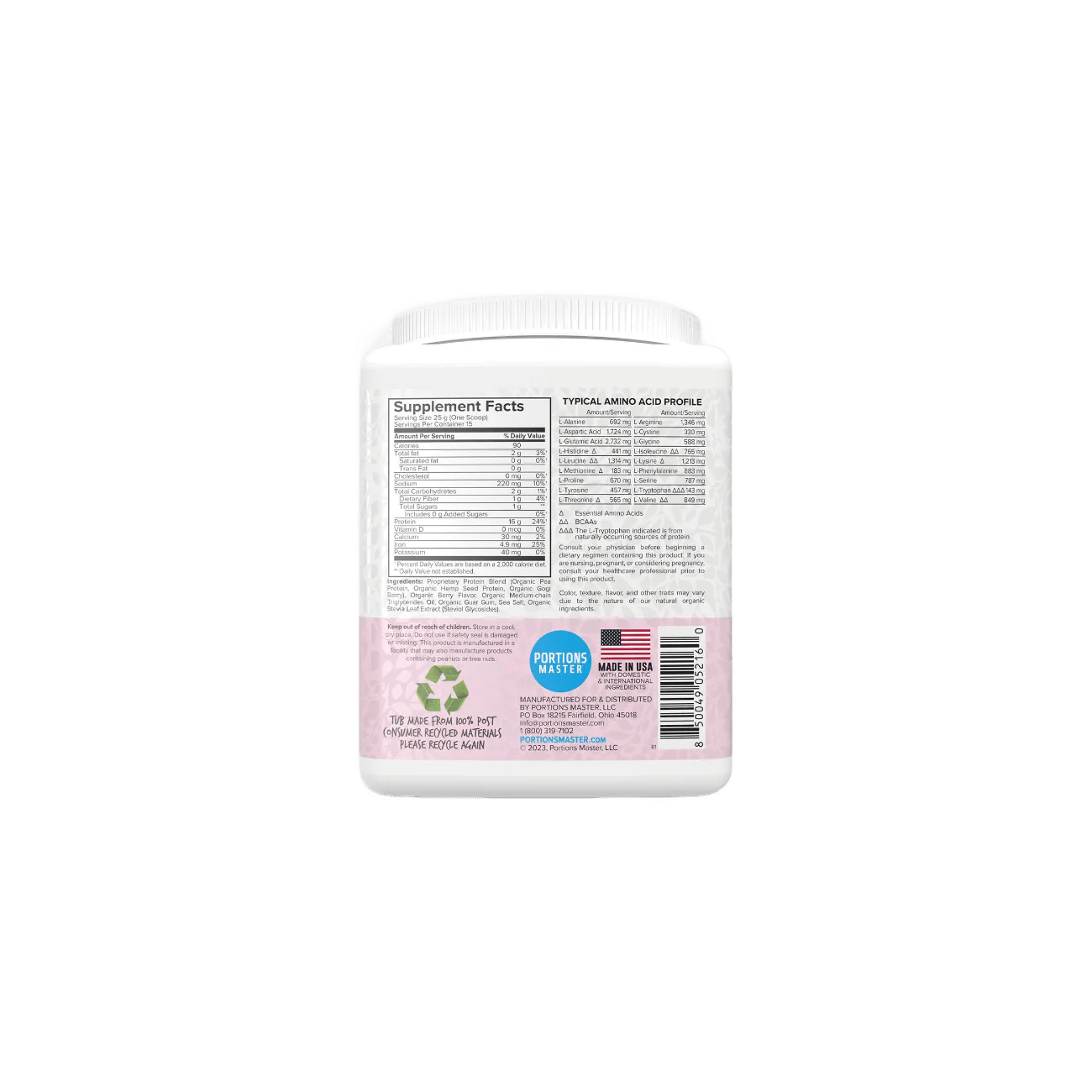 Portions Master Vegan Protein Blend - Image 13