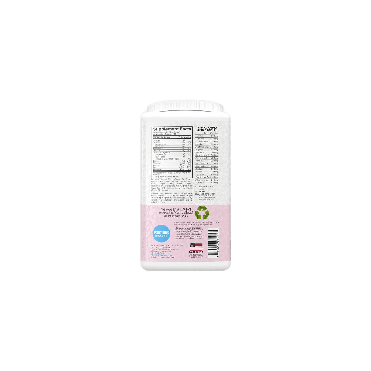 Portions Master Vegan Protein Blend - Image 14