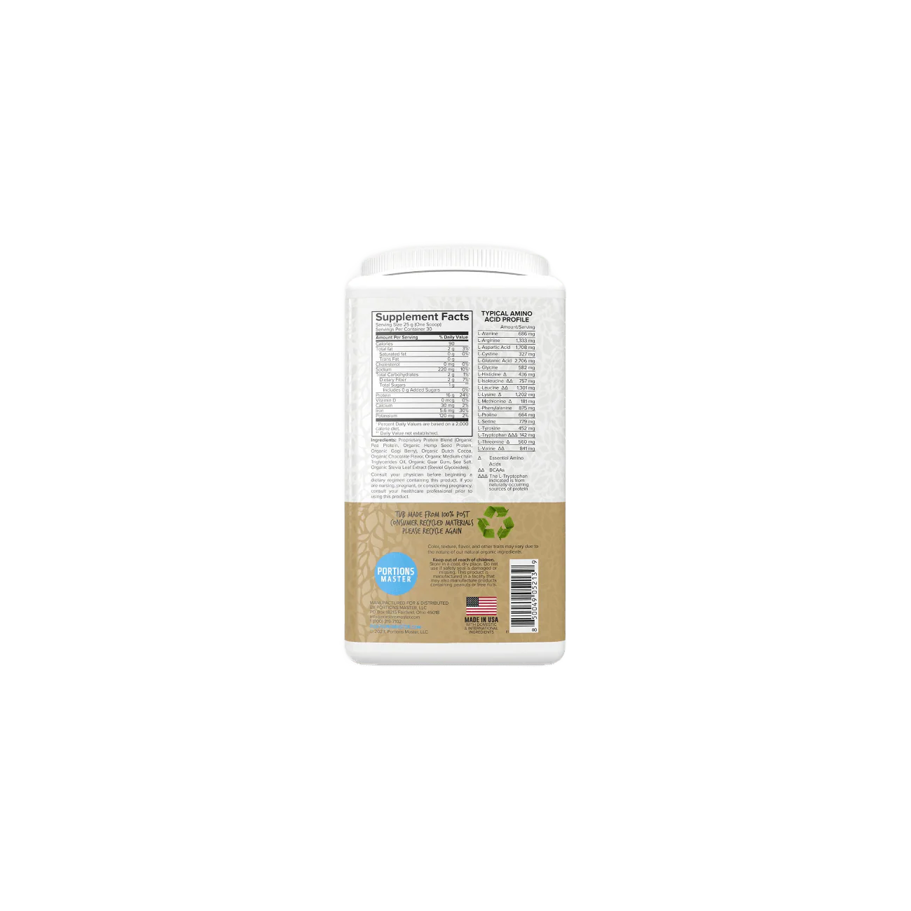 Portions Master Vegan Protein Blend - Image 15