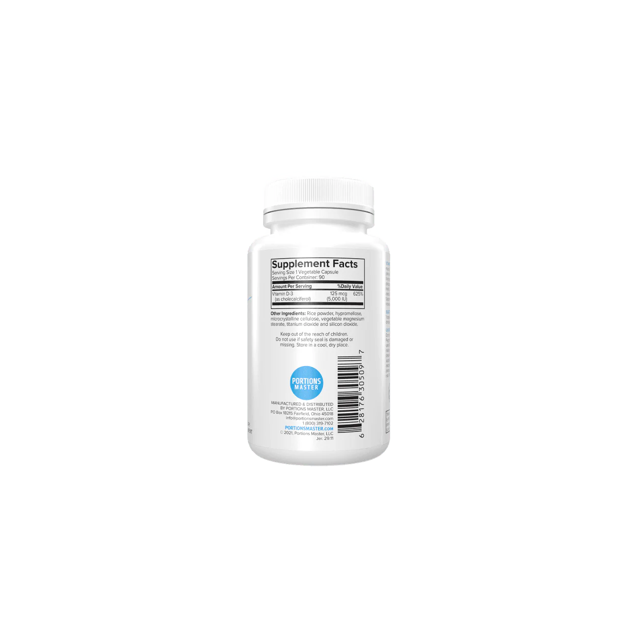 Portions Master Vitamin D3 - Image 3