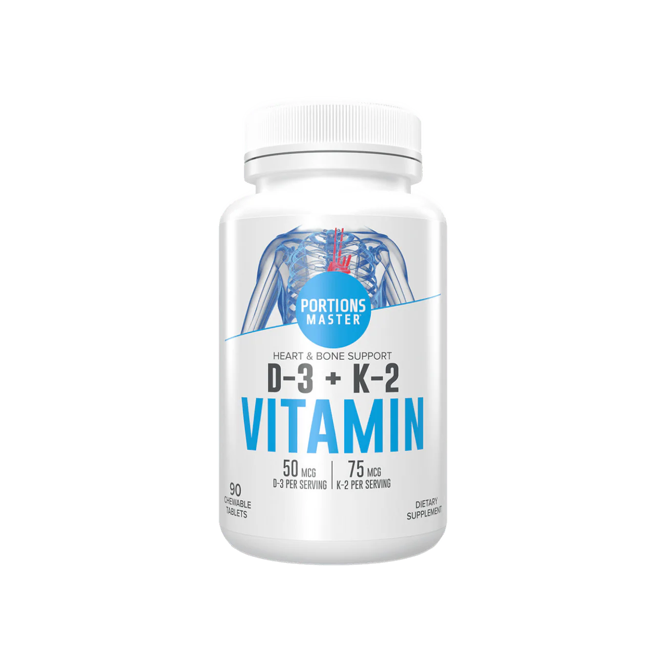 Portions Master Vitamin D3 & K2