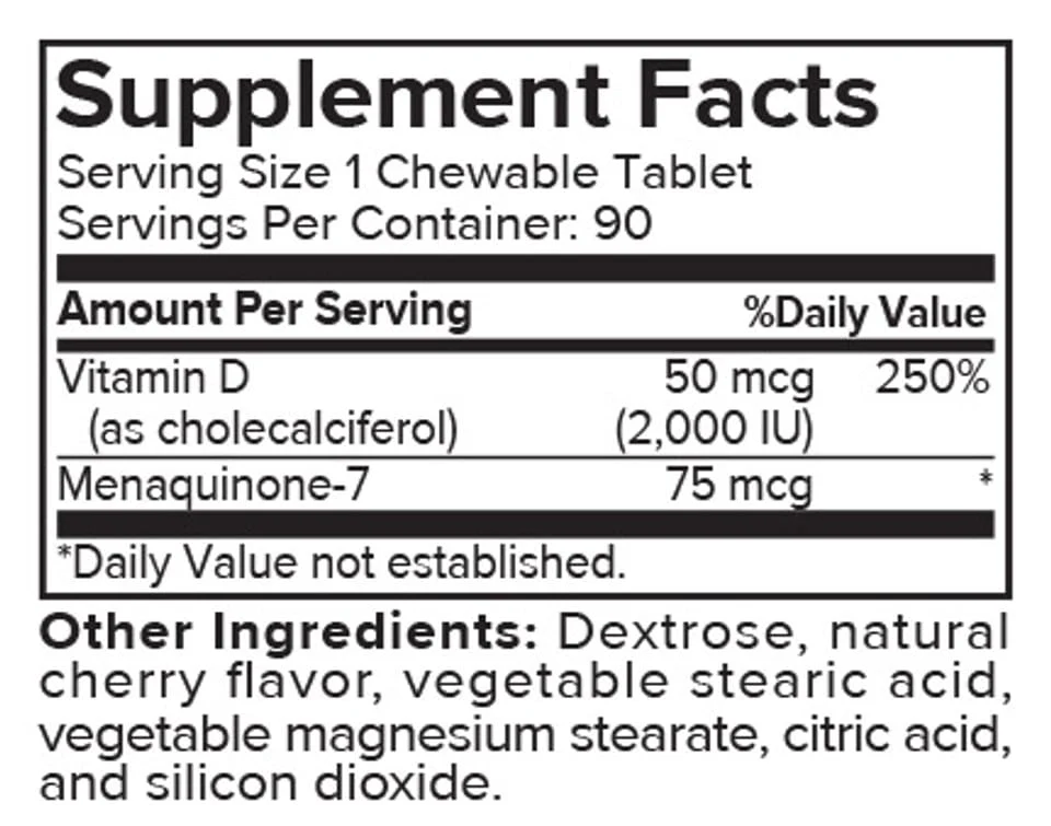Portions Master Vitamin D3 & K2 - Image 2