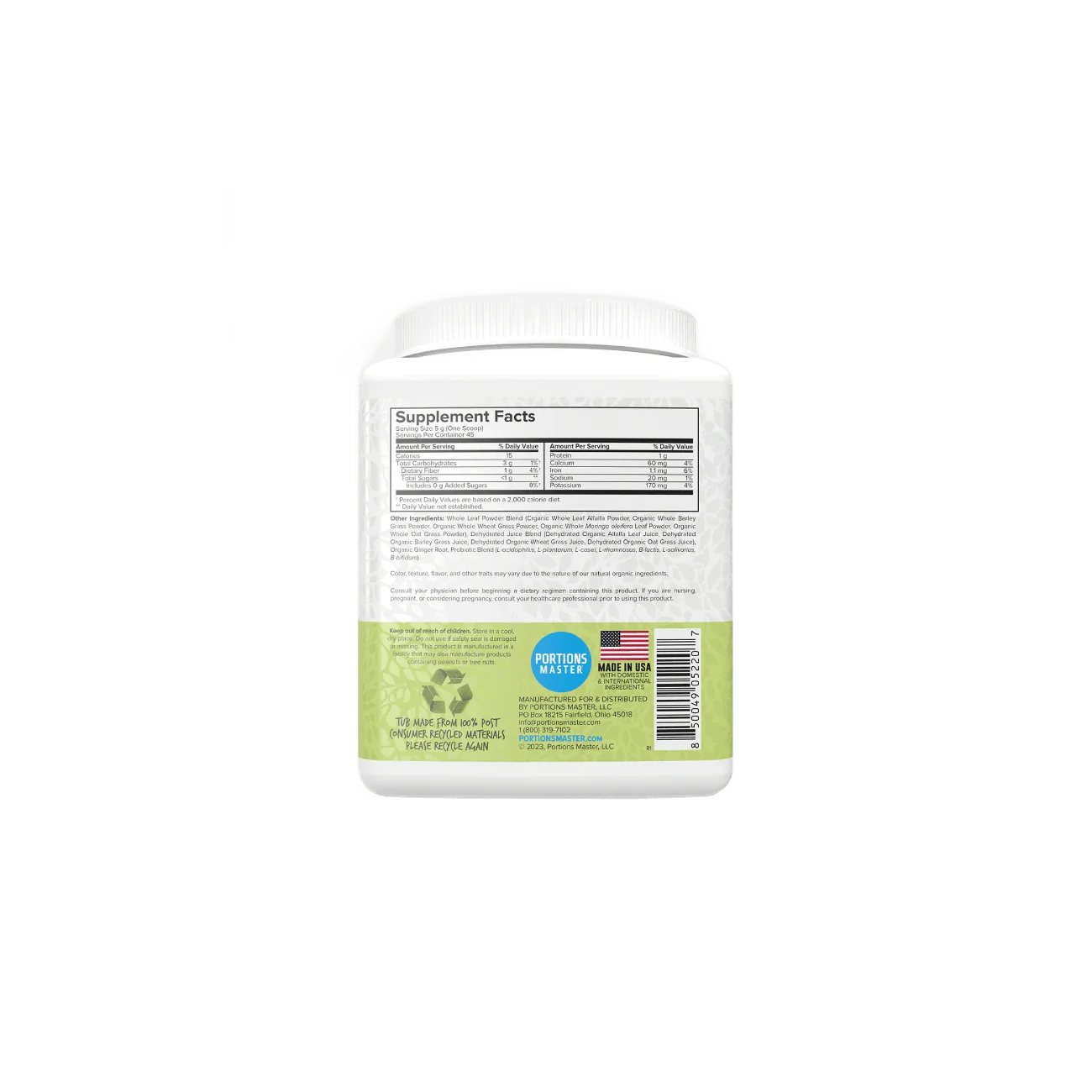 Portions Master Vulcanic Supergreen - Image 4