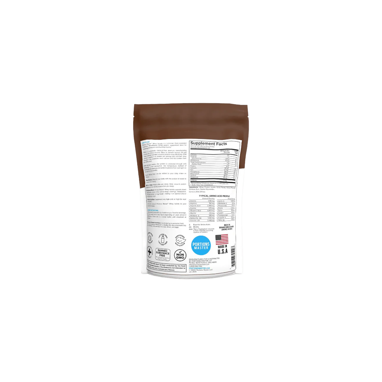 Portions Master Whey Isolate Protein - Image 2