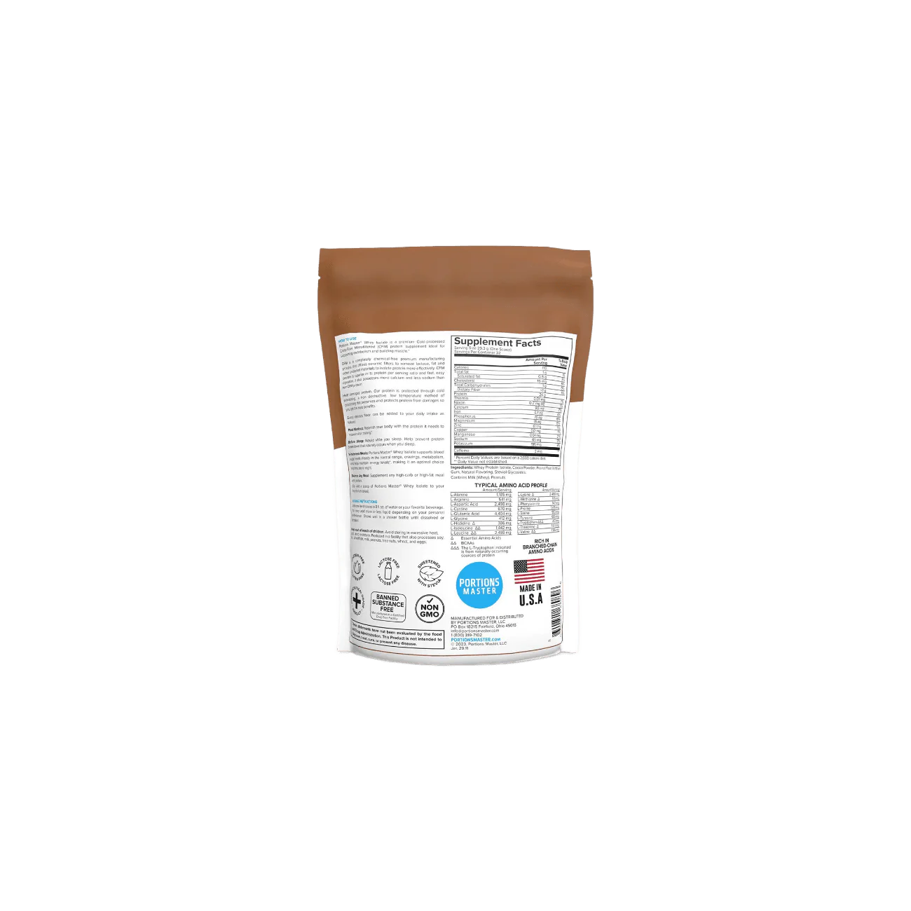Portions Master Whey Isolate Protein - Image 6