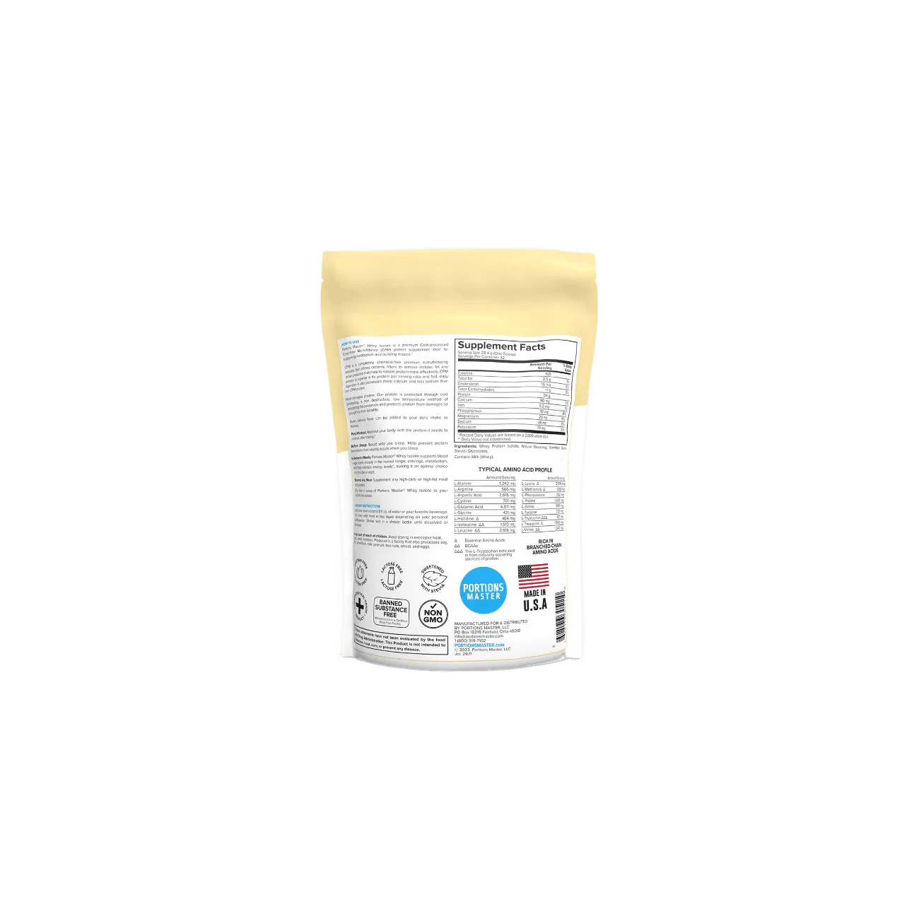 Portions Master Whey Isolate Protein - Image 7