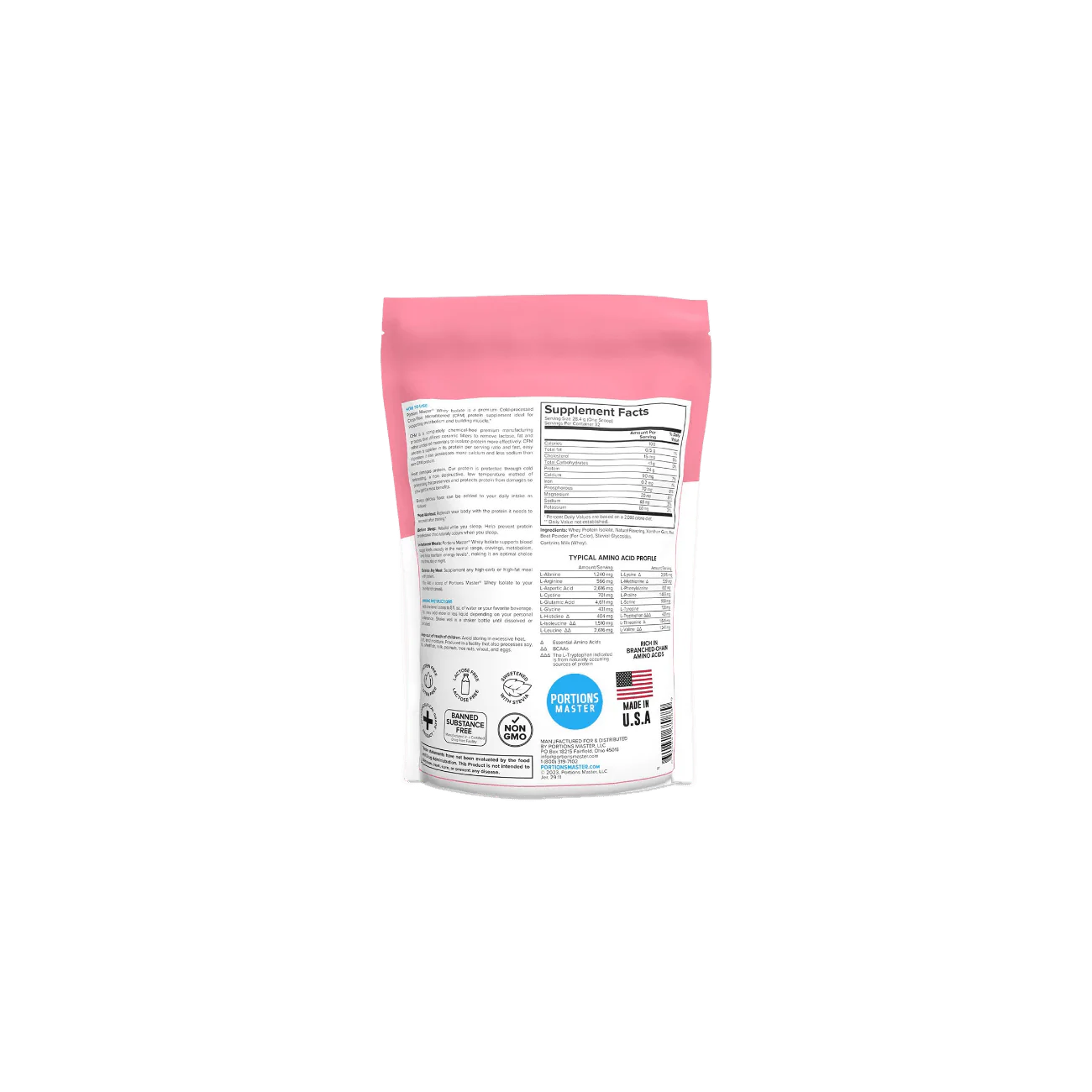 Portions Master Whey Isolate Protein - Image 8