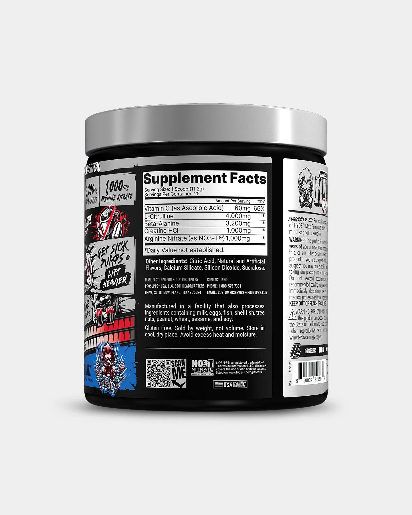 Pro Supps HYDE Max Pump Stim-Free Pre Workout - Image 3