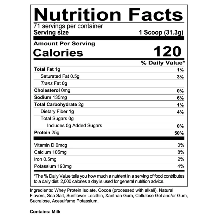 Redcon1 Isotope 100% Whey Isolate Protein 71 Servings - Image 4