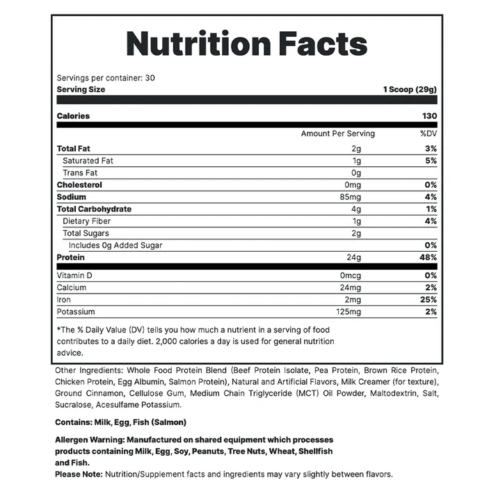 Redcon1 MRE Lite Whole Food Protein 30 Servings - Image 13