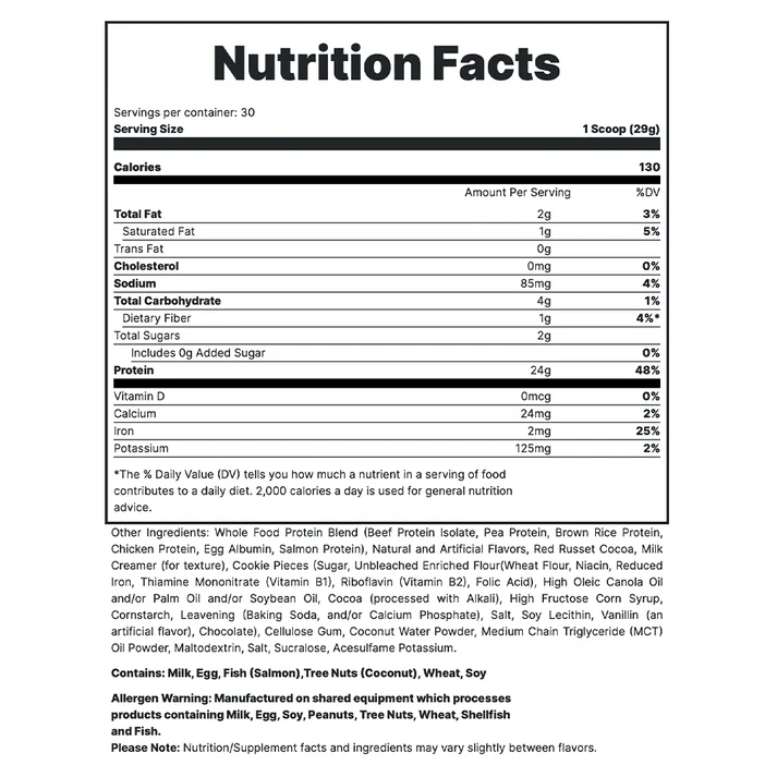 Redcon1 MRE Lite Whole Food Protein 30 Servings - Image 9