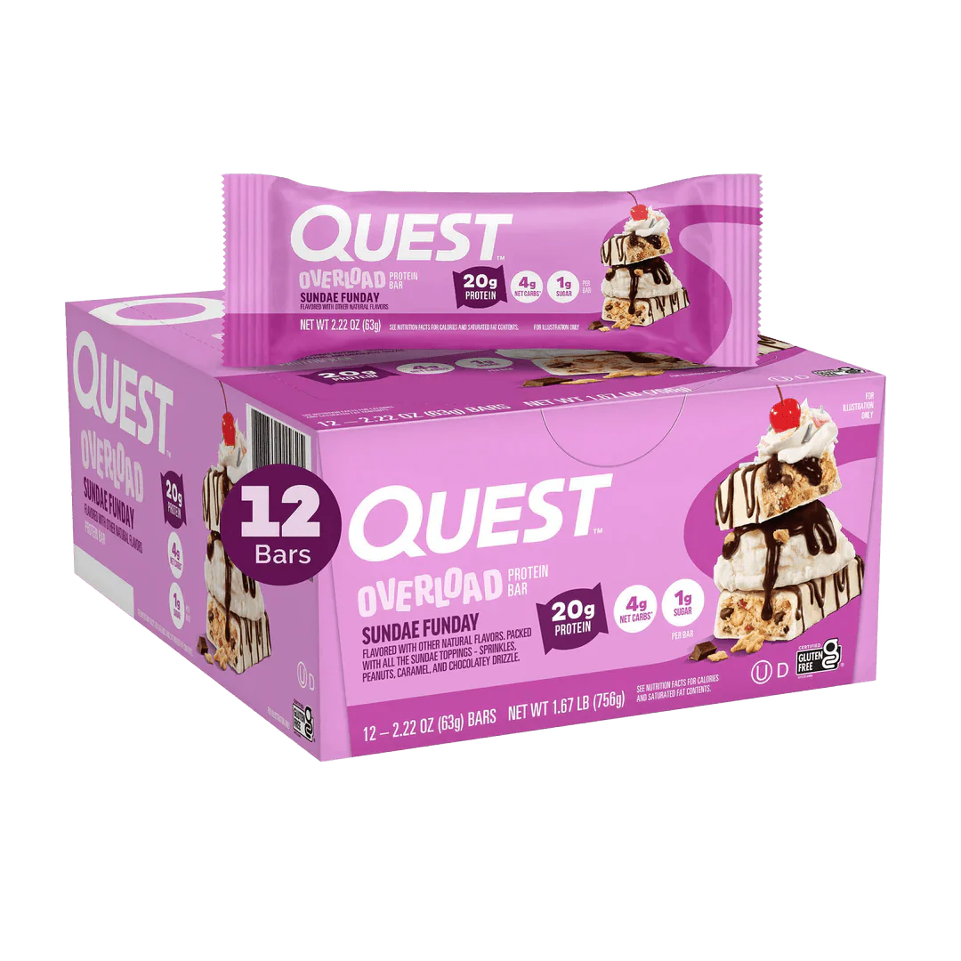 Simply Good Foods Quest Overload Protein Bars 12 Pack - Image 3
