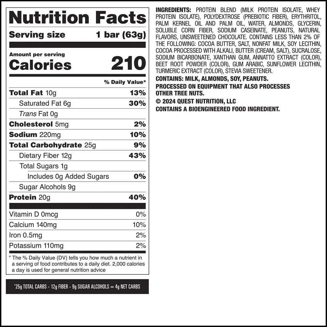 Simply Good Foods Quest Overload Protein Bars 12 Pack - Image 4