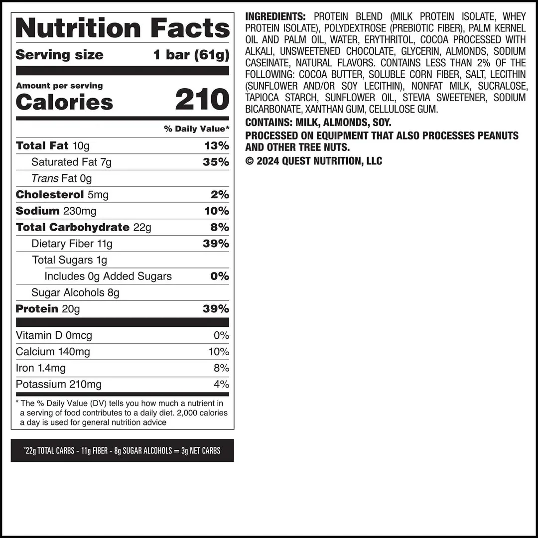 Simply Good Foods Quest Overload Protein Bars 12 Pack - Image 6