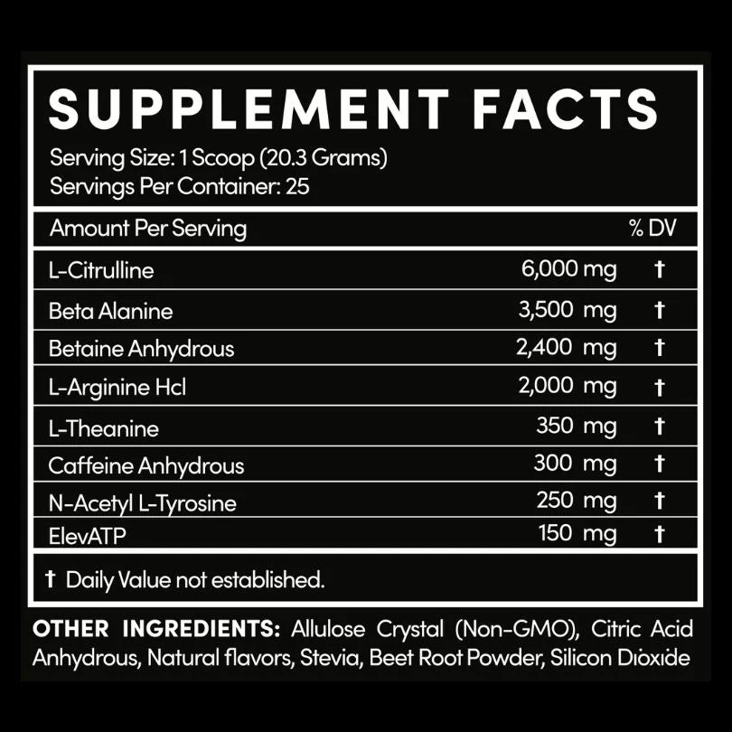 Thentic Stim Pre Workout - Image 4