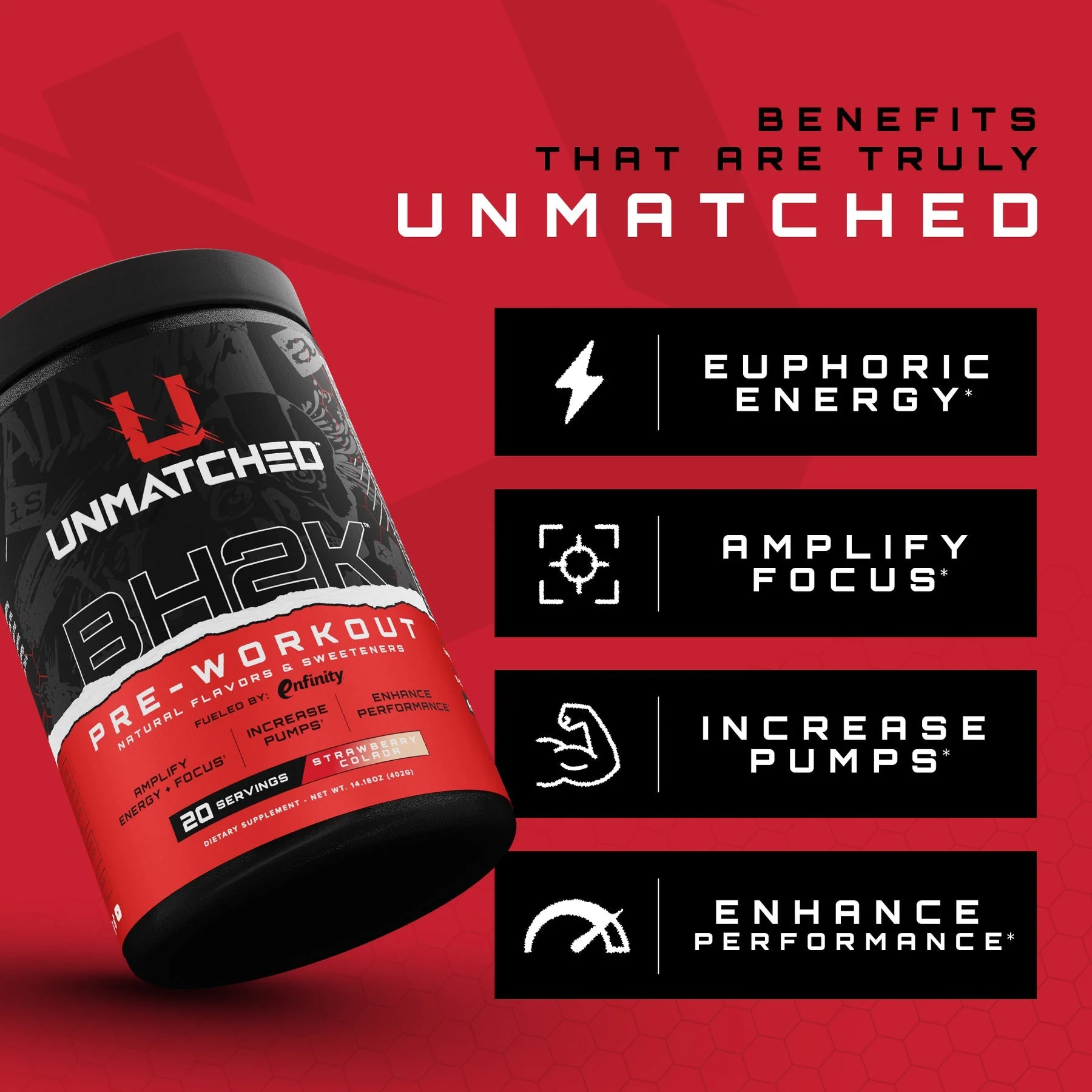 Unmatched Nutrition BH2K Pink Lemonade - Image 3
