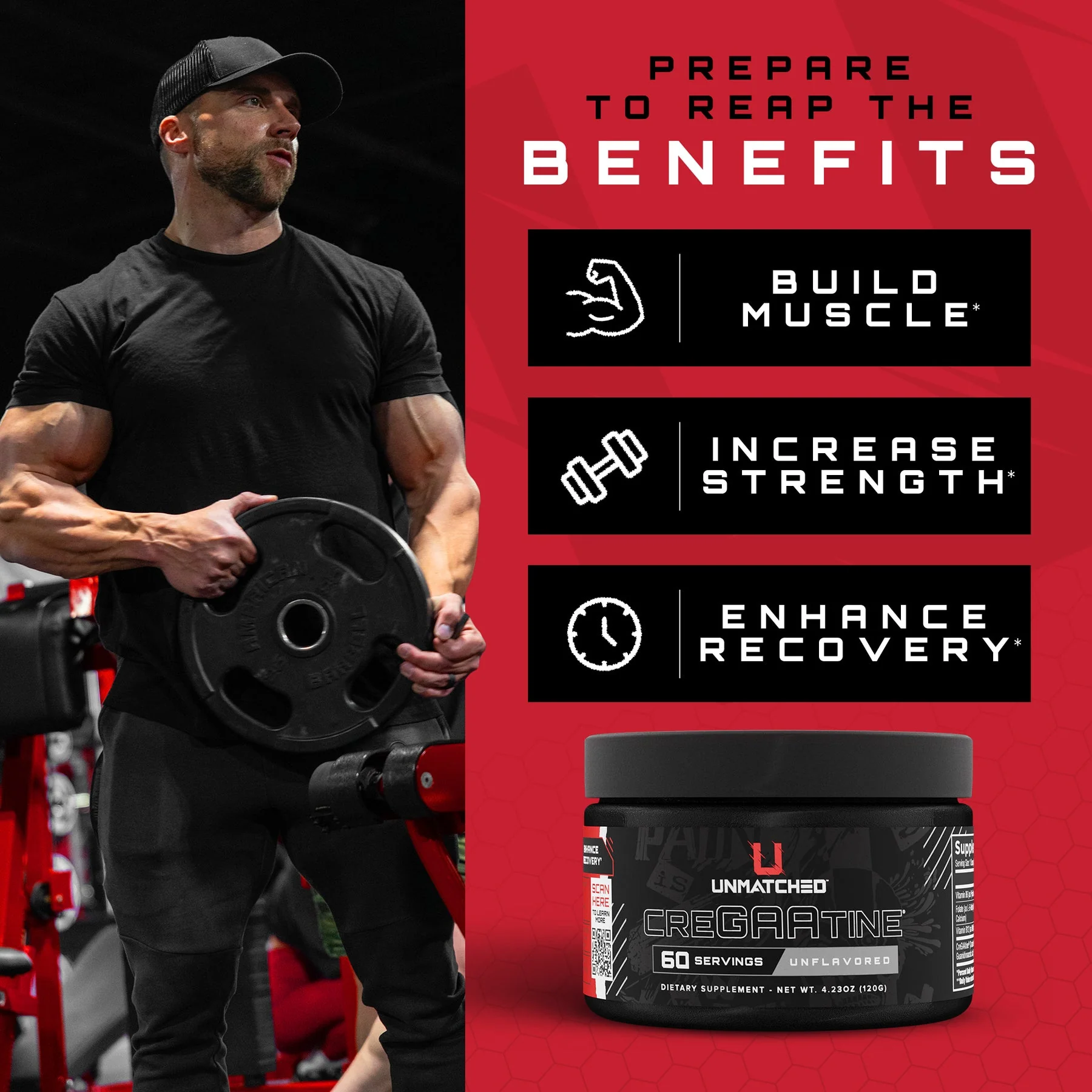 Unmatched Nutrition CREGAATINE UNFLAVORED - Image 3