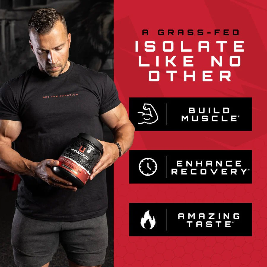 Unmatched Nutrition Grass-Fed Whey Isolate Strawberries 'N Cream - Image 3