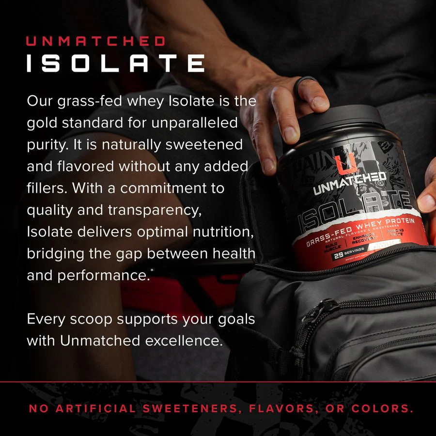 Unmatched Nutrition Grass-Fed Whey Isolate Strawberries 'N Cream - Image 4