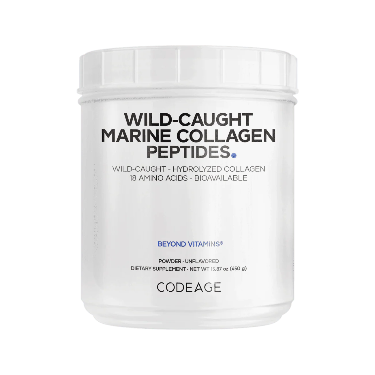 Codeage Wild Caught Marine Collagen Peptides Supplement Powder